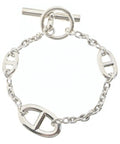Hermes Bracelet Bangle Silver