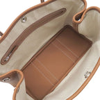 Hermes Tote Garden Party TPM 30 Gold Silver Brown Oarleather — view 5