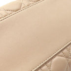 Dior Tote Cannage Chain Leather Pink Beige Gold — view 6