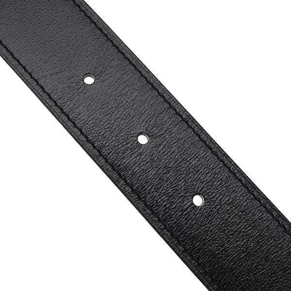 Hermes Belt Constance H 85 Togo Box Calf Black Etain 85 Silver H Buckle — view 5