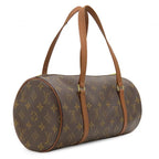 Louis Vuitton Handbag Papillon 30 Monogram Canvas Gold Brown Vintage — view 2