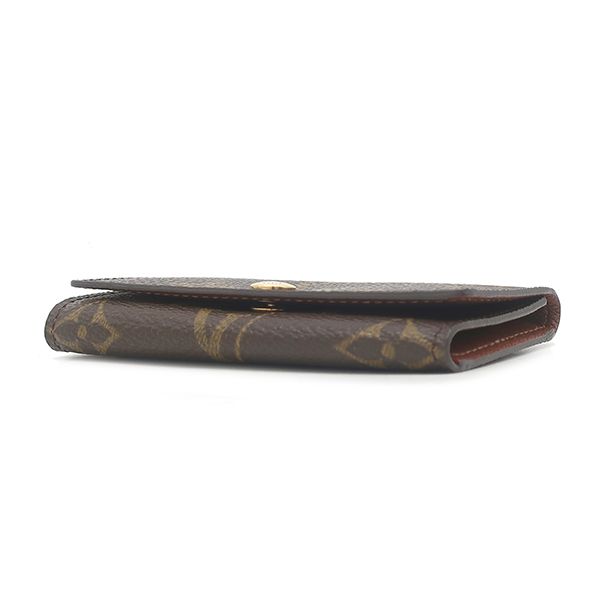 Louis Vuitton Key Case Multicles 4 Monogram Canvas Gold Brown Key Holder Coin — view 3
