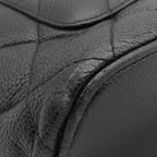Chanel Tote Reissue Caviar Leather Black Gold CC Logo Shoulder Bag 62 — view 4
