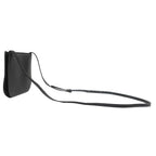 Loewe Shoulder Bag Gate Double Zip Pouch Leather Black Gold — view 2