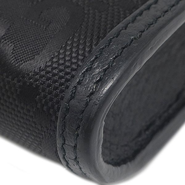 Gucci Shoulder Bag Off the Grid Nylon Leather Black Silver — view 4