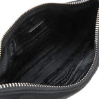 Prada 2-Way Bag Re Edition 2005 Re-Nylon Bag Nylon Leather Black Silver — view 7