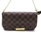 Louis Vuitton Favorite PM Damier Shoulder Bag Canvas Brown