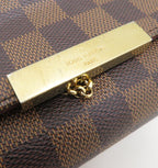 Louis Vuitton Favorite PM Damier Shoulder Bag Canvas Brown — view 5
