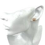 Hermes Mini Pop H Earrings Gold Pink — view 2