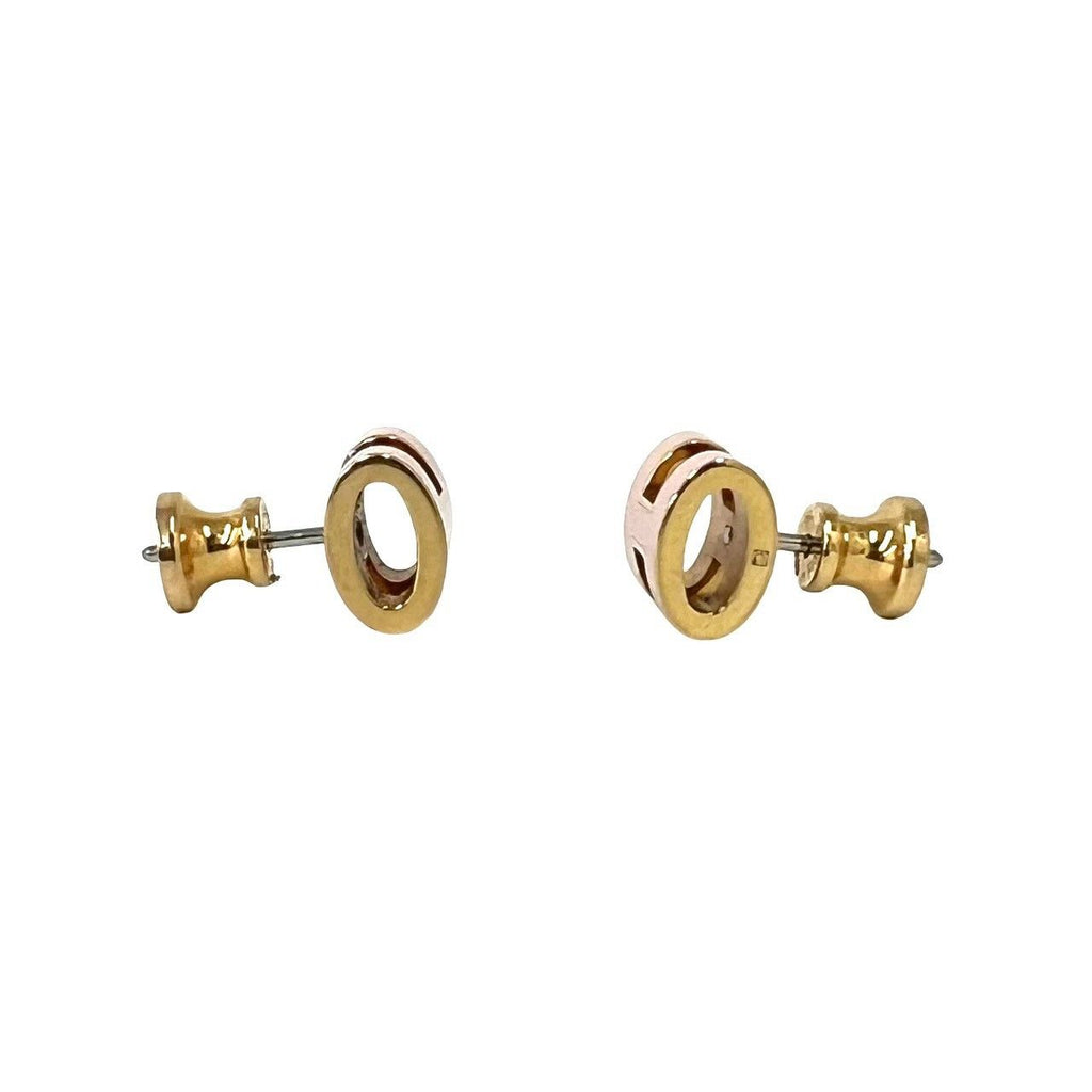 Hermes Mini Pop H Earrings Gold Pink — view 5