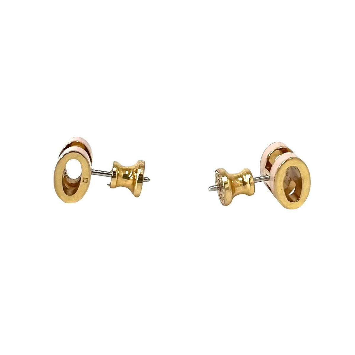 Hermes Mini Pop H Earrings Gold Pink — view 4