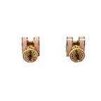 Hermes Mini Pop H Earrings Gold Pink — view 6