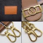 Louis Vuitton Shoulder Bag Dauphine MM Monogram Reverse Cowhide Leather — view 6