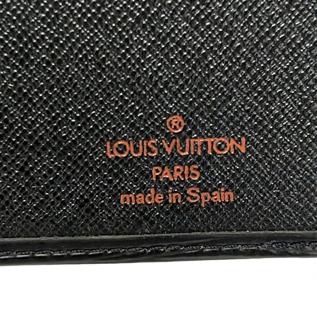 Louis Vuitton Porte Cartes Credit Yen Billfold Wallet Epi Noir Black M63212 — view 5