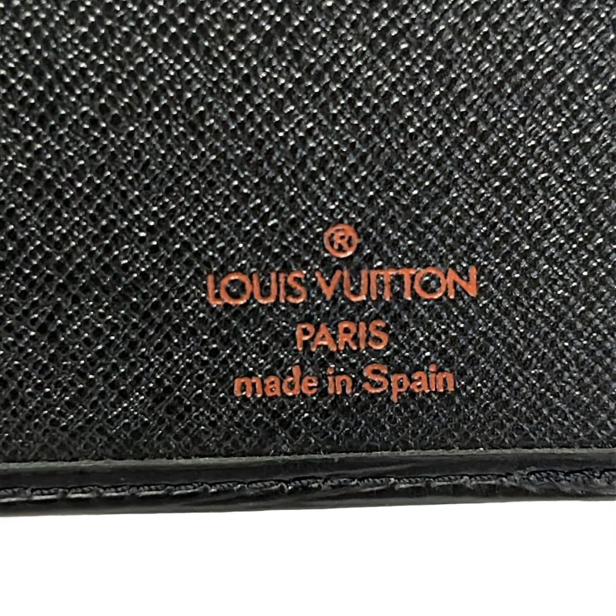 Louis Vuitton Porte Cartes Credit Yen Billfold Wallet Epi Noir Black M63212 — view 5
