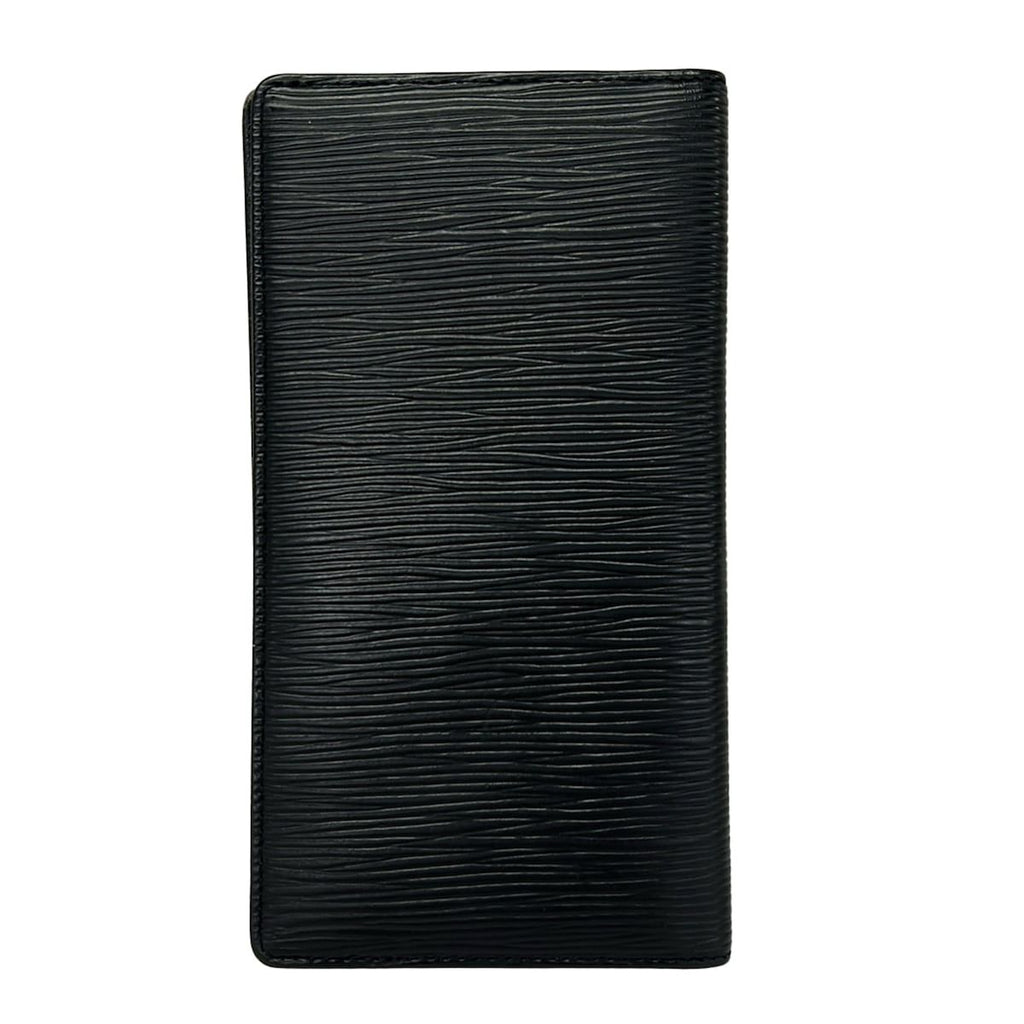 Louis Vuitton Porte Cartes Credit Yen Billfold Wallet Epi Noir Black M63212 — view 2