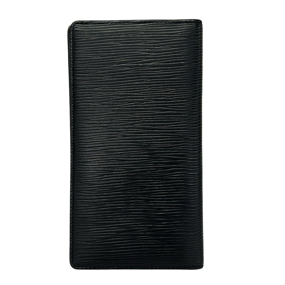 Louis Vuitton Porte Cartes Credit Yen Billfold Wallet Epi Noir Black M63212 — view 2