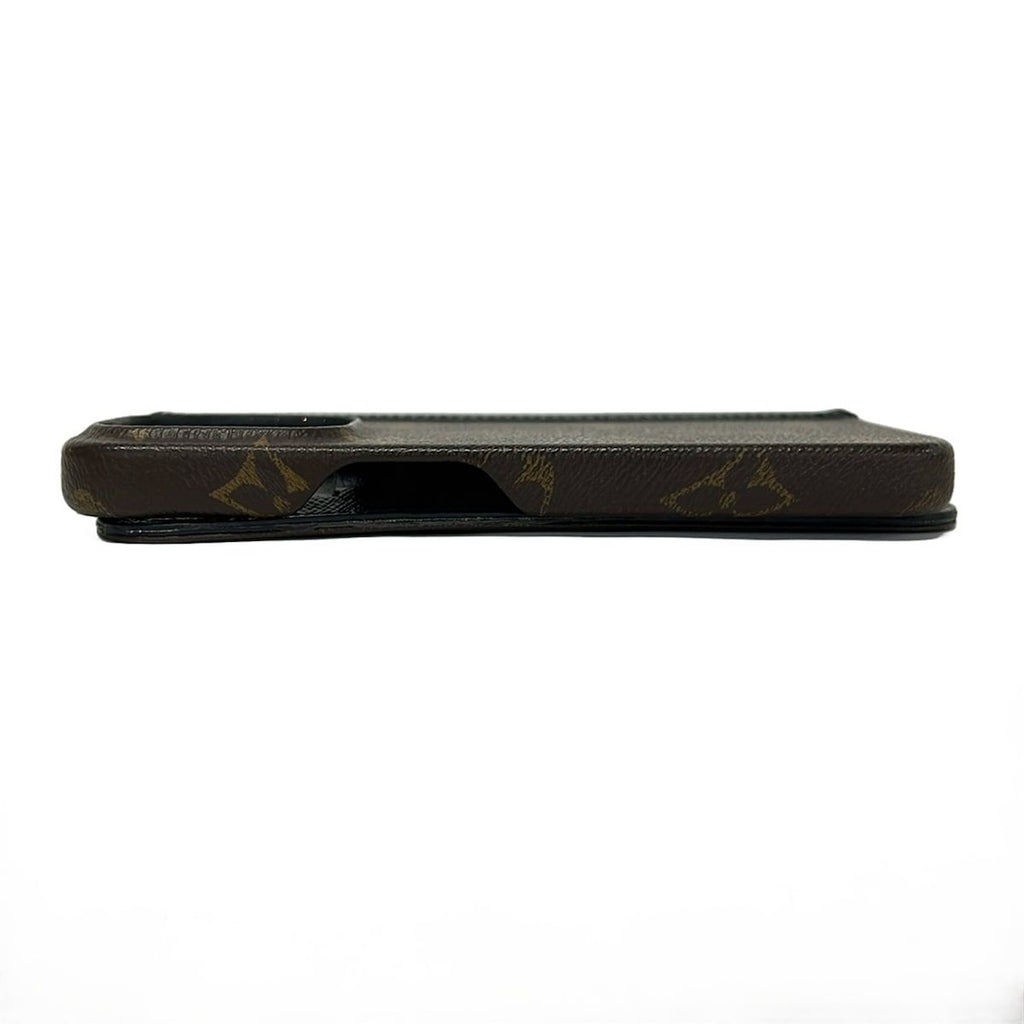 Louis Vuitton Mobile Phone Case Monogram Folio Noir — view 5