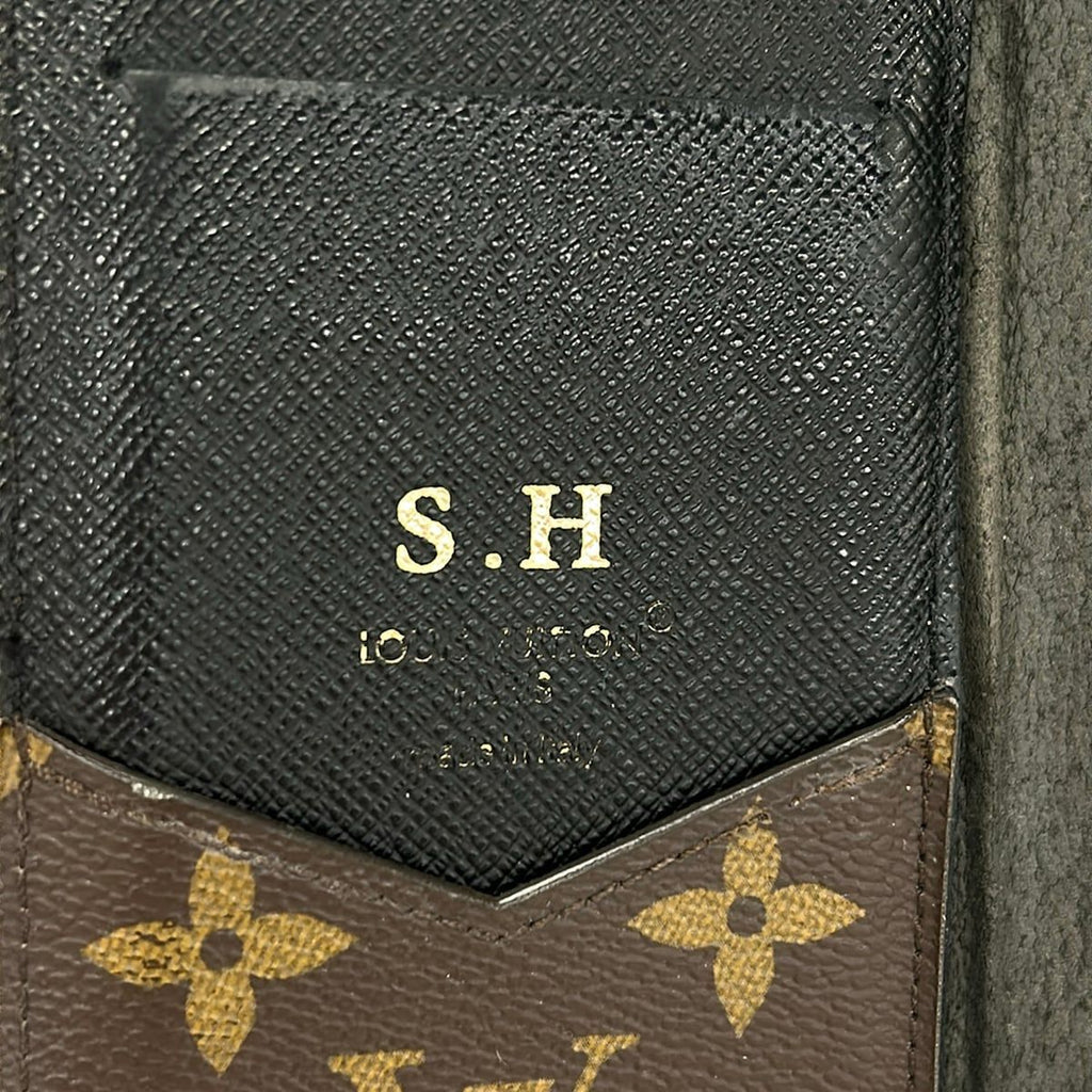Louis Vuitton Mobile Phone Case Monogram Folio Noir — view 4