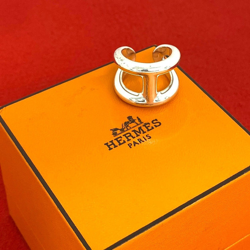 Hermes Osmose GM Ring 925 Sterling Silver