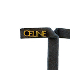 Celine Logo Single Earrings Gold Plated — view 8