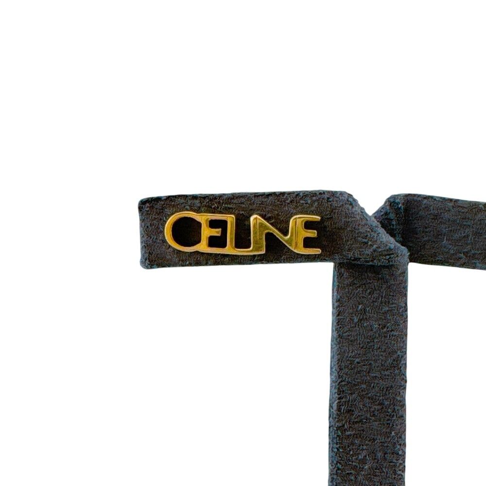 Celine Logo Single Earrings Gold Plated — view 8