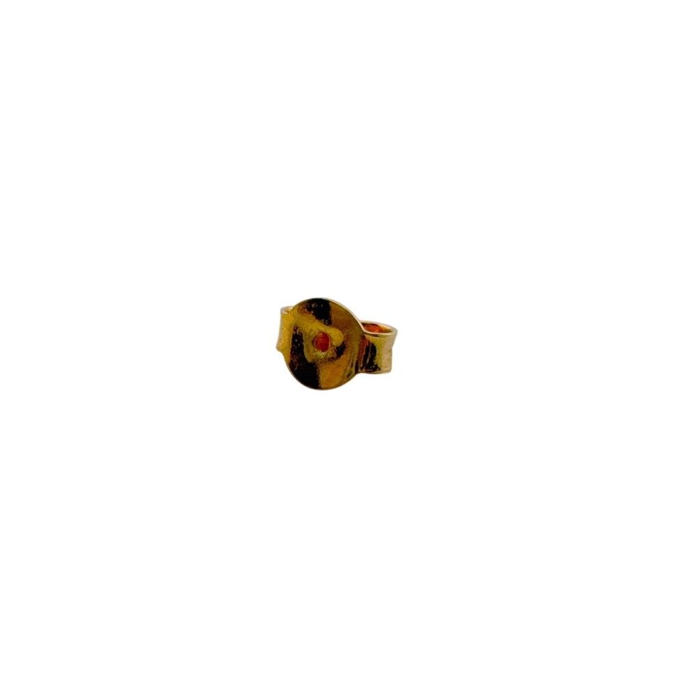Celine Logo Single Earrings Gold Plated — view 6