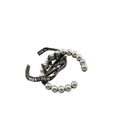 Chanel Leaf Single Earrings Silver