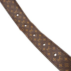 Louis Vuitton Ceinture Maltier 25 Monogram Canvas Belt Brown 80/32 Bag — view 6