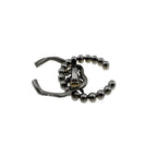 Chanel Leaf Single Earrings Silver — view 7