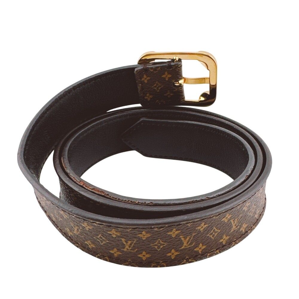 Louis Vuitton Ceinture Maltier 25 Monogram Canvas Belt Brown 80/32 Bag — view 3