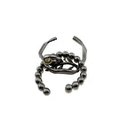 Chanel Leaf Single Earrings Silver — view 6