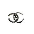 Chanel Leaf Single Earrings Silver — view 5