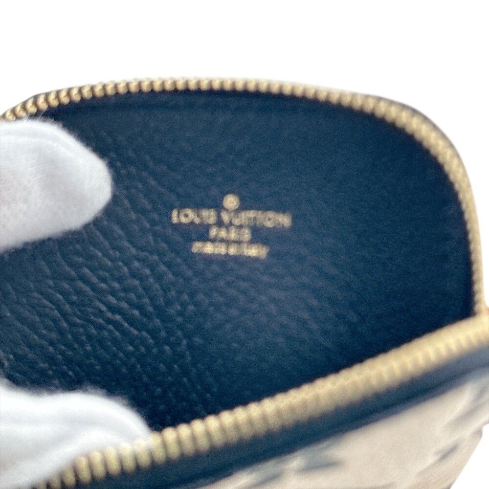 Louis Vuitton Porte Cles Pouch Key Ring Monogram Canvas Beige Keychain — view 7