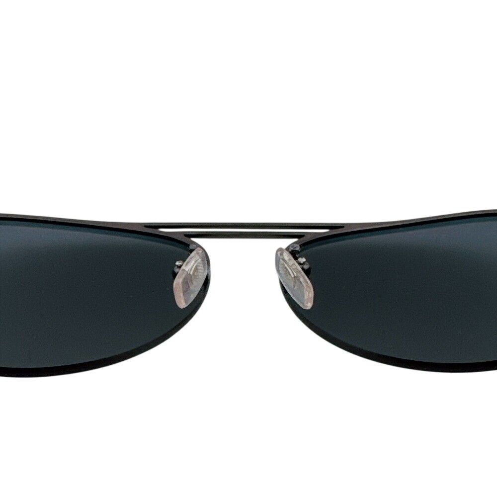 Louis Vuitton Sunglasses Clockwise Monogram Rimless Black Metal Acetate Eyewear — view 8