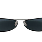 Louis Vuitton Sunglasses Clockwise Monogram Rimless Black Metal Acetate Eyewear — view 8