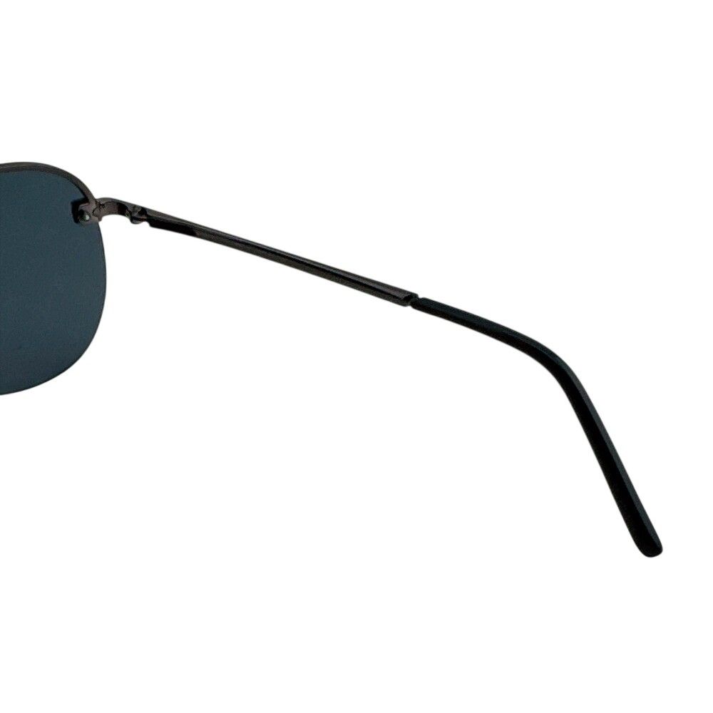 Louis Vuitton Sunglasses Clockwise Monogram Rimless Black Metal Acetate Eyewear — view 6