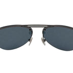 Louis Vuitton Sunglasses Clockwise Monogram Rimless Black Metal Acetate Eyewear — view 7