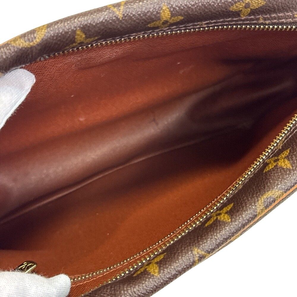 Louis Vuitton Nile Monogram Shoulder Bag Leather Brown