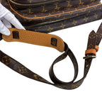 Louis Vuitton Nile Monogram Shoulder Bag Leather Brown — view 4