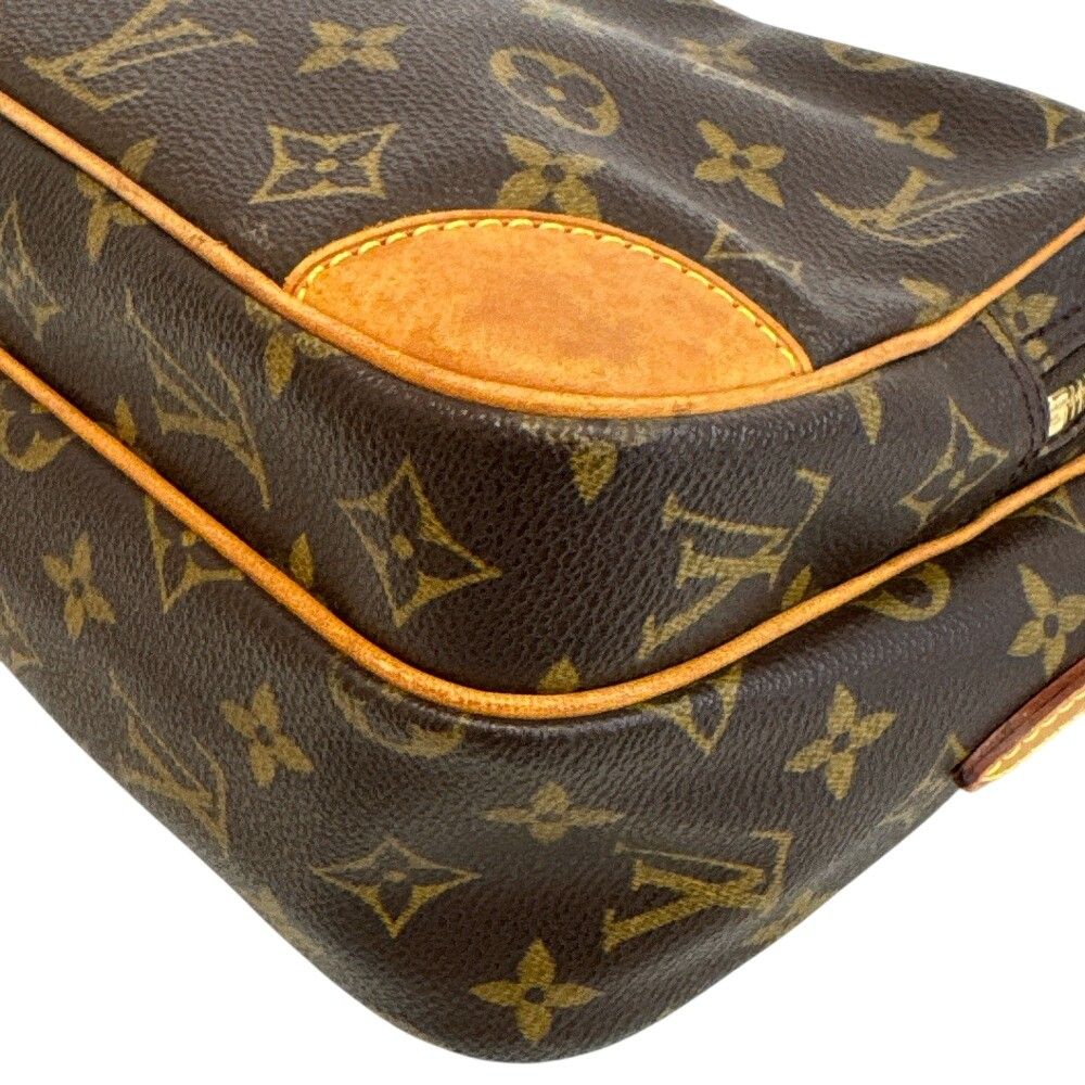 Louis Vuitton Nile Monogram Shoulder Bag Leather Brown