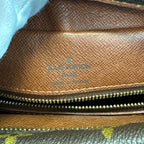 Louis Vuitton Nile Monogram Shoulder Bag Leather Brown
