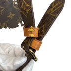 Louis Vuitton Nile Monogram Shoulder Bag Leather Brown