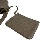 Louis Vuitton Mahina Selene MM 2-Way Shoulder Handbag Gray Leather