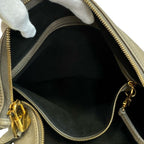 Louis Vuitton Mahina Selene MM 2-Way Shoulder Handbag Gray Leather