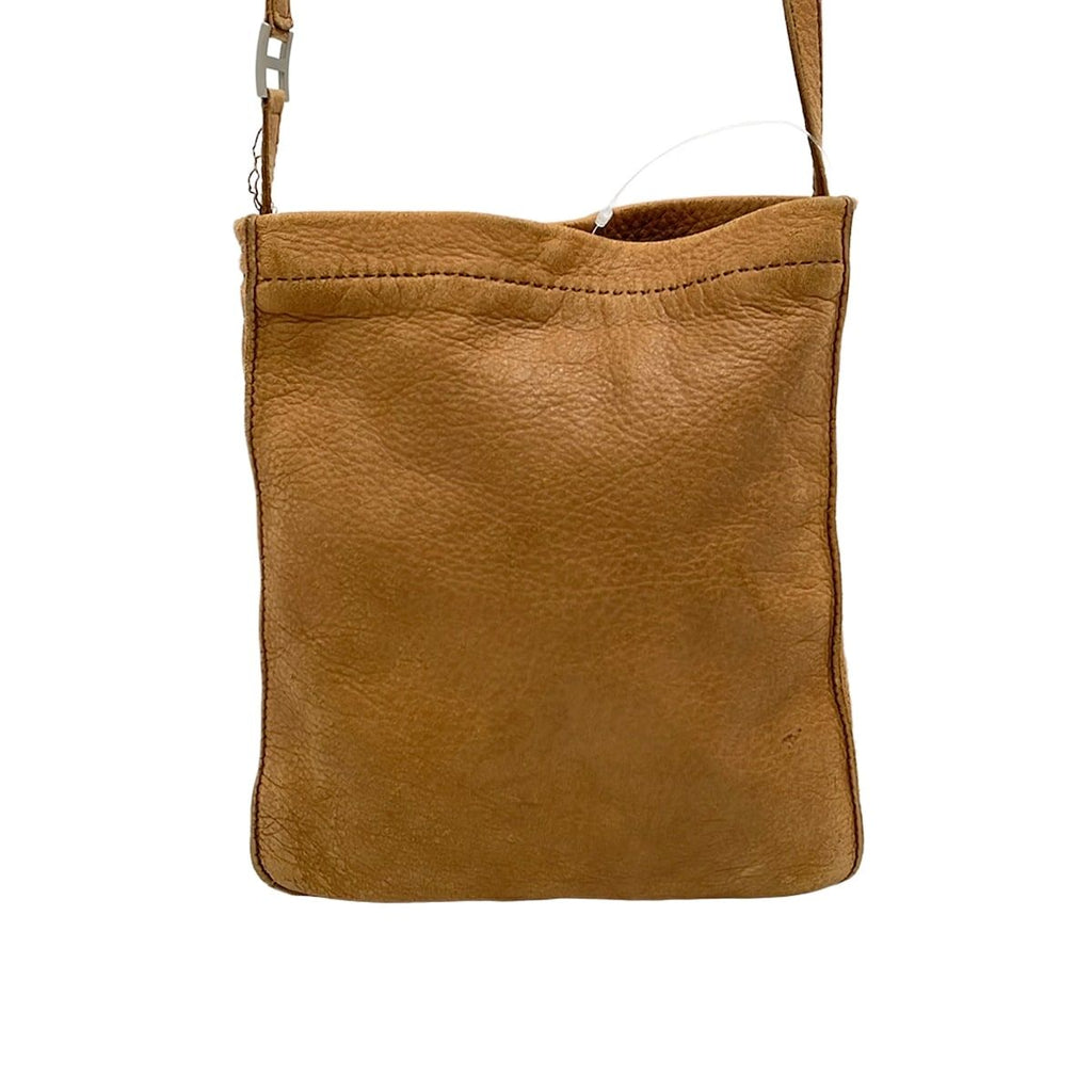 Hermes Shoulder Bag Tudo Light Brown Leather — view 3