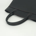 Hermes White Bus GM Tote Fjord Noir Rouge Vif Rougevif Black Red Gold Handbag — view 4