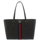 Gucci the Hacker Project Medium Tote Web Stripe Black