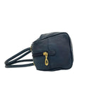 Loewe Vintage Anagram Logo Nappa Leather Mini Boston Bag Navy — view 5