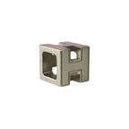 Hermes Pendant Cage D'h Cube Silver Pink Metal Necklace — view 3